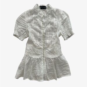 Vintage short sleeve blouse